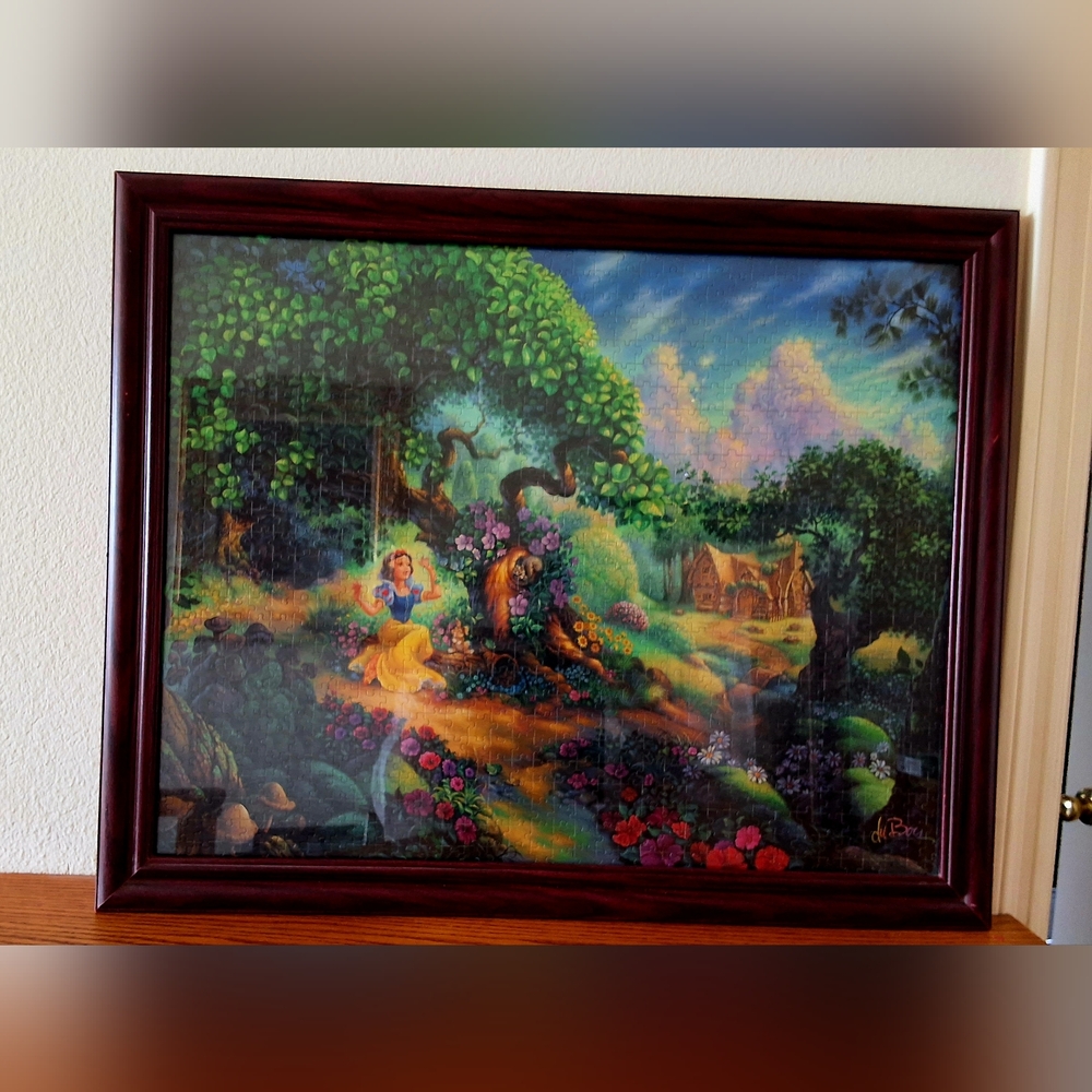 "Snow White's Magical Forest" by Tom DuBois - Puzzle Replica